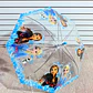 SOMBRILLA TRANSPARENTE  PLASTICO NIÑOS PERSONAJES MOD# 02 - Miniatura 5