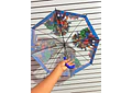 SOMBRILLA TRANSPARENTE  PLASTICO NIÑOS PERSONAJES MOD# 02