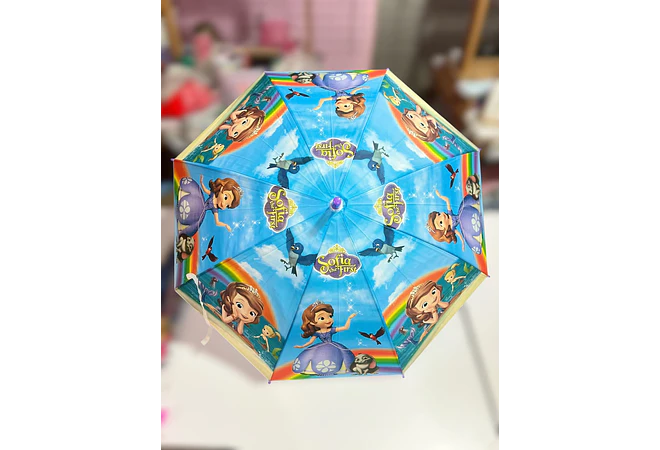 SOMBRILLA  PLASTICO NIÑAS PERSONAJES MOD# 01