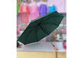 ☔SOMBRILLA JUMBO AUTOMÁTICA CON MACANA TIPO MADERA DE BOLSILLO COLORES LISOS MOD# S-3L 🌧️
