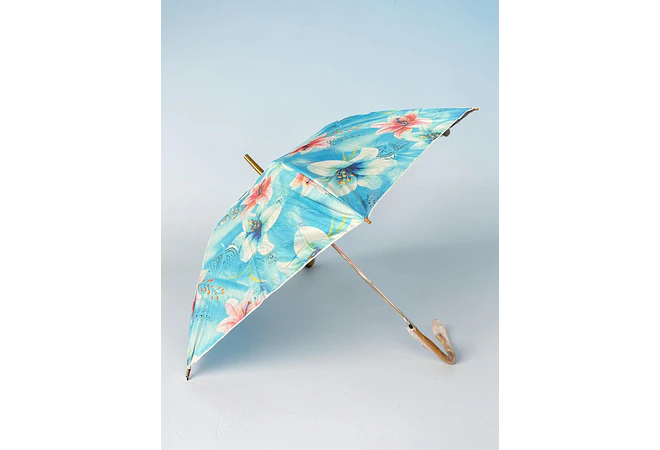 SOMBRILLA  MEDIANA ESTAMPADA FLORES MOD# S-25F