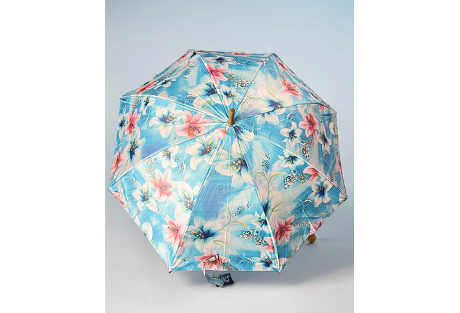 SOMBRILLA  MEDIANA ESTAMPADA FLORES MOD# S-25F