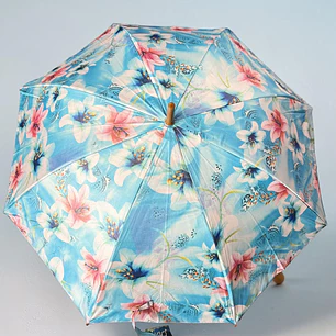 SOMBRILLA  MEDIANA ESTAMPADA FLORES MOD# S-25F