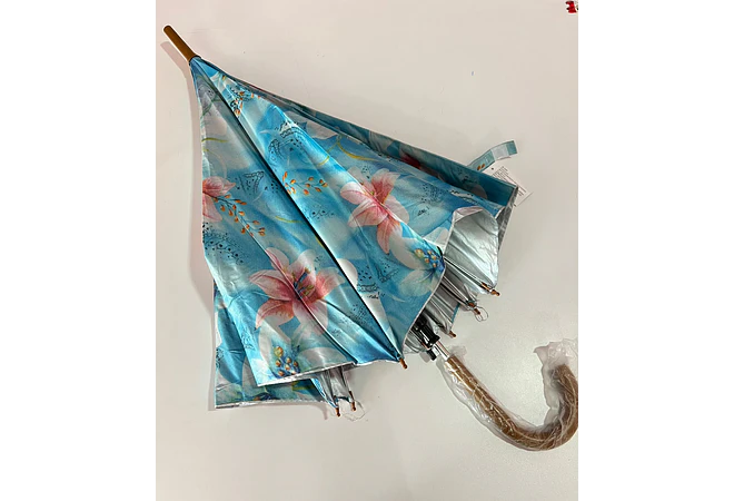 SOMBRILLA  MEDIANA ESTAMPADA FLORES MOD# S-25F