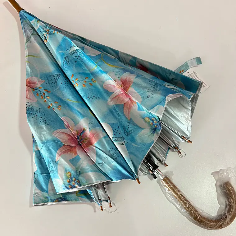 SOMBRILLA  MEDIANA ESTAMPADA FLORES MOD# S-25F 4