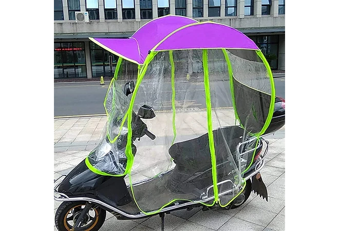 TOLDO COMPLETO PARA MOTO CON PROTECCION PARA LATERALES MOD# 12