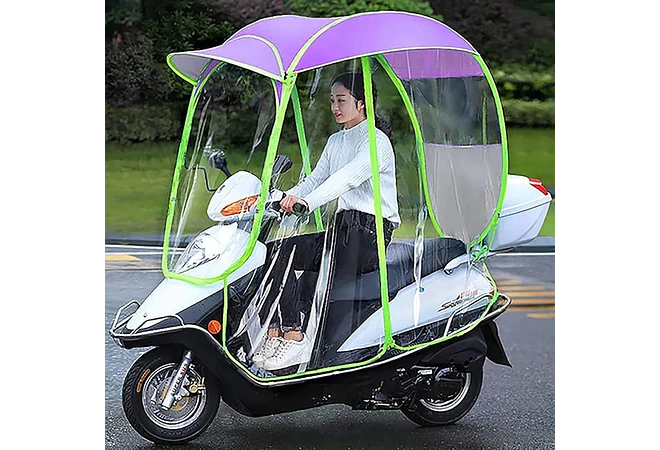 TOLDO COMPLETO PARA MOTO CON PROTECCION PARA LATERALES MOD# 12