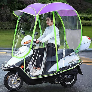 TOLDO COMPLETO PARA MOTO CON PROTECCION PARA LATERALES MOD# 12