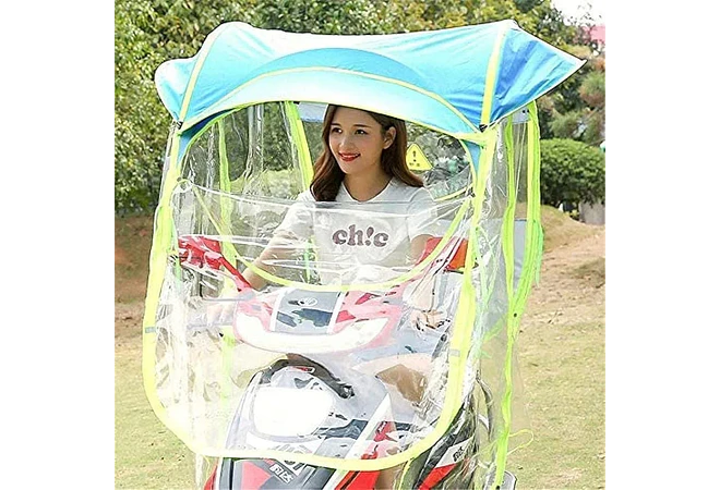 TOLDO COMPLETO PARA MOTO CON PROTECCION PARA LATERALES MOD# 12