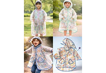 IMPERMEABLE PARA NIÑOS  EXECELENTE CALIDA  ESTAMPADO ANIMALITOS DE 2 A 8 AÑOS MOD# A071