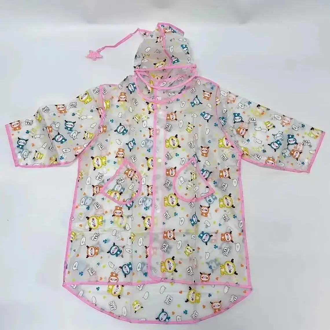 IMPERMEABLE PARA NIÑOS  EXECELENTE CALIDA  ESTAMPADO ANIMALITOS DE 2 A 8 AÑOS MOD# A071 7
