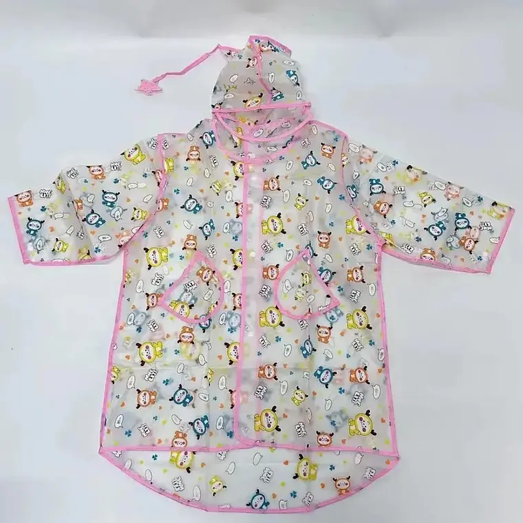 IMPERMEABLE PARA NIÑOS  EXECELENTE CALIDA  ESTAMPADO ANIMALITOS DE 2 A 8 AÑOS MOD# A071 7