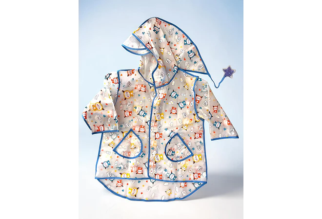IMPERMEABLE PARA NIÑOS  EXECELENTE CALIDA  ESTAMPADO ANIMALITOS DE 2 A 8 AÑOS MOD# A071