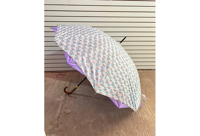 SOMBRILLA JUMBO CON 16 VARILLAS ,DOBLE FORRO VARIOS ESTAMPADOS MOD# S-33