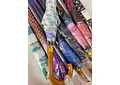 SOMBRILLA JUMBO CON 16 VARILLAS ,DOBLE FORRO VARIOS ESTAMPADOS MOD# S-33