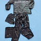 IMPERMEABLE CHAMARRA Y PANTALÓN FRANJA GRIS REFLEJANTE  TIPO PLASTICO MOD# 108 - Miniatura 3