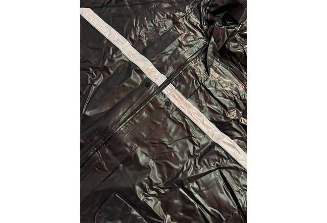 IMPERMEABLE CHAMARRA Y PANTALÓN HGQ FRANJA AMARILLA REFLEJANTE MOD# IMO22
