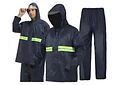 IMPERMEABLE CHAMARRA Y PANTALÓN HGQ FRANJA AMARILLA REFLEJANTE MOD# IMO22