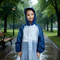 IMPERMEABLE PARA NIÑOS BICOLOR DE 7 A 14 AÑOS MOD #104 - Miniatura 3