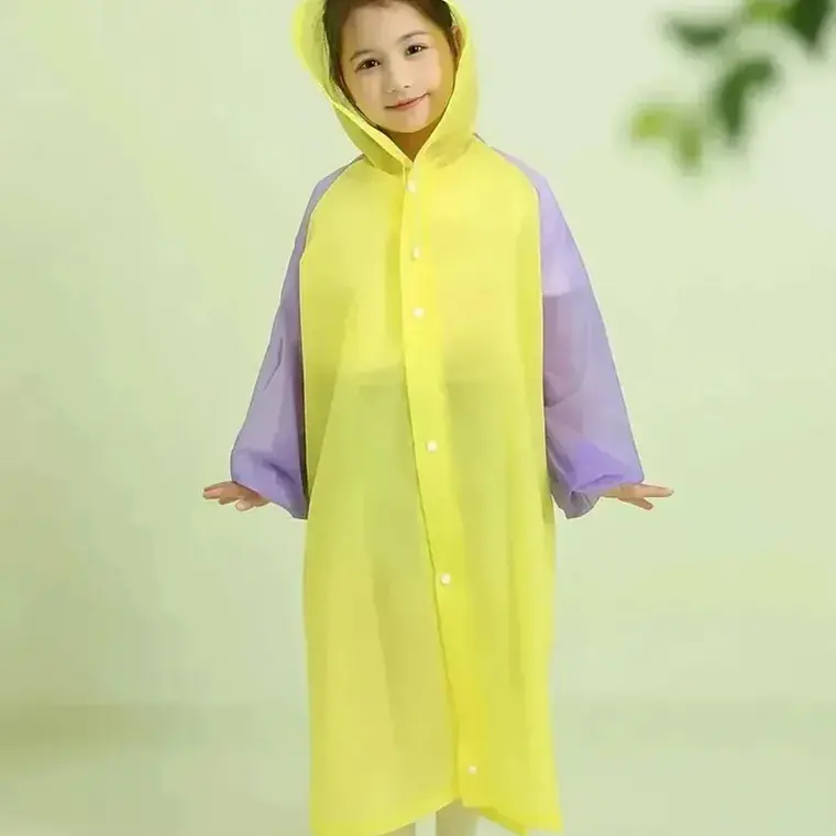 IMPERMEABLE PARA NIÑOS BICOLOR DE 7 A 14 AÑOS MOD #104 6