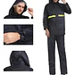 IMPERMEABLE CHAMARRA Y PANTALÓN HGQ FRANJA AMARILLA REFLEJANTE MOD# IMO22 - Miniatura 3