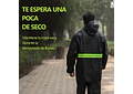 IMPERMEABLE CHAMARRA Y PANTALÓN HGQ FRANJA AMARILLA REFLEJANTE MOD# IMO22