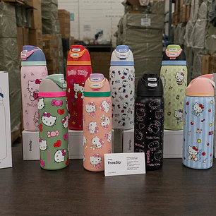 TERMO OWALA FREESIP DISEÑO HELLO KITTY DE 945ML MOD# KIT-610🥤🍋‍🟩