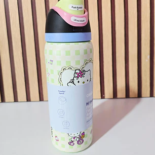 TERMO OWALA FREESIP DISEÑO HELLO KITTY DE 945ML MOD# KIT-610🥤🍋‍🟩