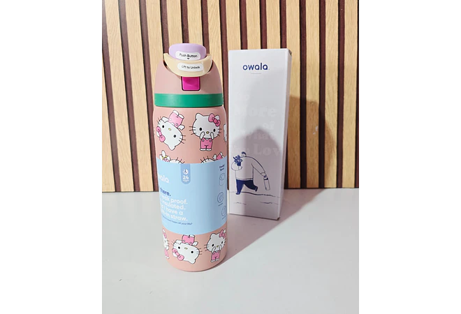 TERMO OWALA FREESIP DISEÑO HELLO KITTY DE 945ML MOD# KIT-610🥤🍋‍🟩