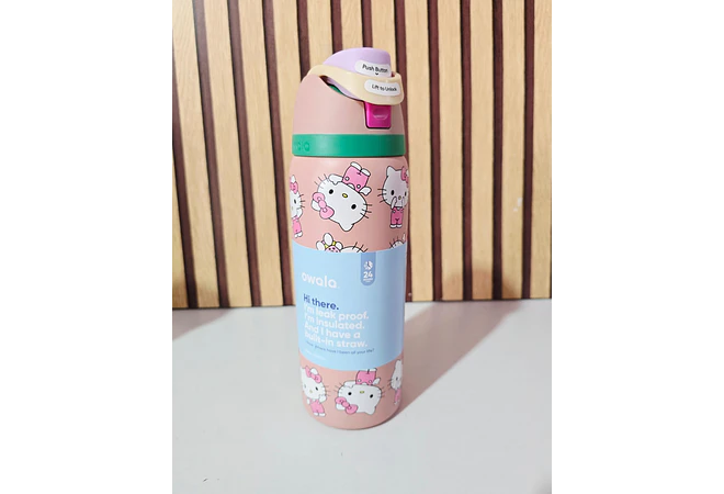 TERMO OWALA FREESIP DISEÑO HELLO KITTY DE 945ML MOD# KIT-610🥤🍋‍🟩