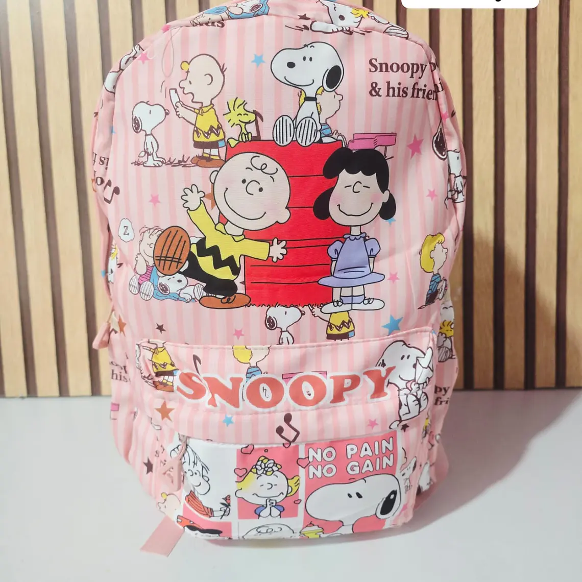 MOCHILA JUVENIL DISEÑO SNOOPY MOD# SN-12 2
