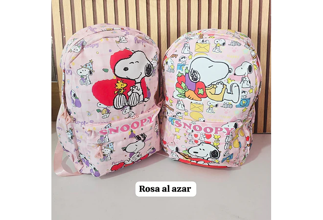 MOCHILA JUVENIL DISEÑO SNOOPY MOD# SN-12
