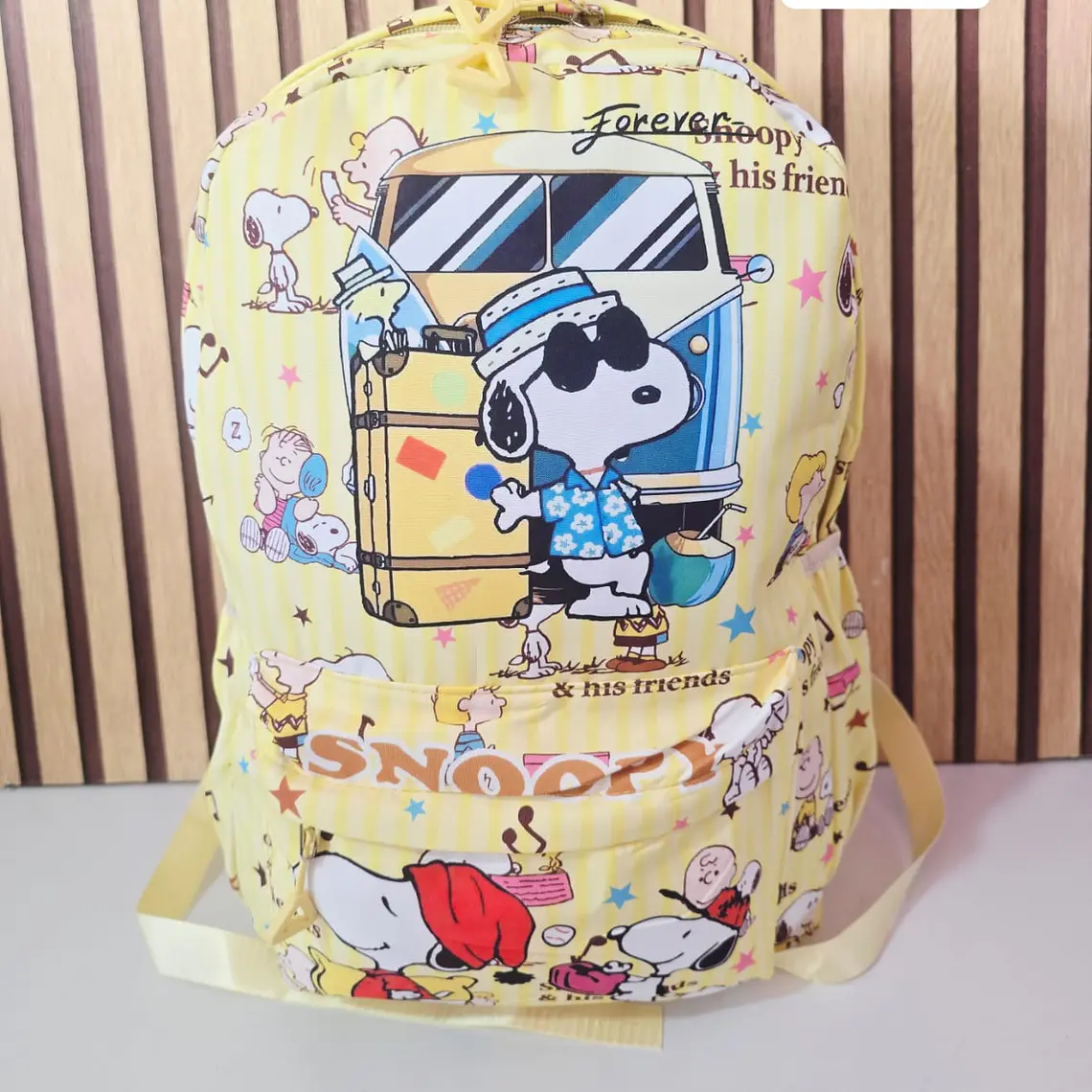 MOCHILA JUVENIL DISEÑO SNOOPY MOD# SN-12 5