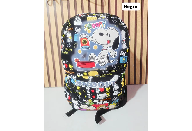 MOCHILA JUVENIL DISEÑO SNOOPY MOD# SN-12