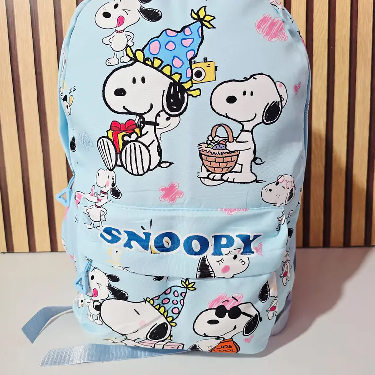 MOCHILA JUVENIL DISEÑO SNOOPY MOD# SN-12 10