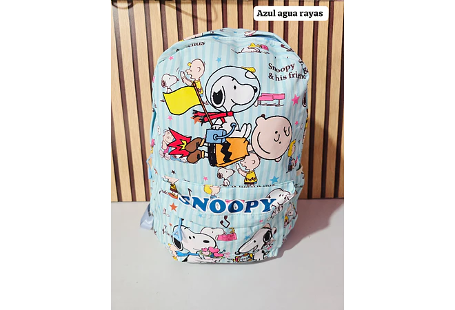 MOCHILA JUVENIL DISEÑO SNOOPY MOD# SN-12