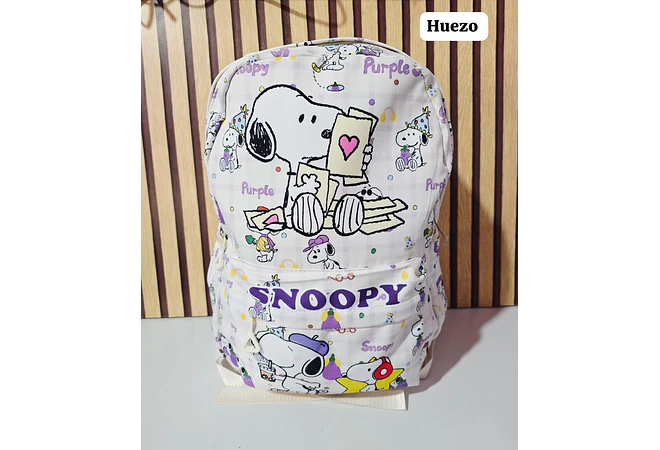 MOCHILA JUVENIL DISEÑO SNOOPY MOD# SN-12