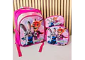 COMBO MOCHILA CON LUZ LED ADAPTABLE AL CARRITO+ LONCHERA + LAPICERA DISEÑOS PARA NIÑAS (PRIMARIA) MOD# 2602