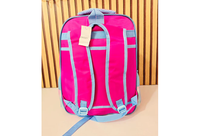 COMBO MOCHILA CON LUZ LED ADAPTABLE AL CARRITO+ LONCHERA + LAPICERA DISEÑOS PARA NIÑAS (PRIMARIA) MOD# 2602