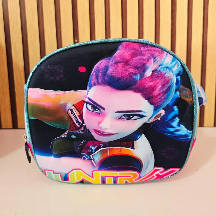 COMBO MOCHILA CON LUZ LED ADAPTABLE AL CARRITO+ LONCHERA + LAPICERA DISEÑOS PARA NIÑAS (PRIMARIA) MOD# 2602 11