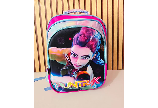 COMBO MOCHILA CON LUZ LED ADAPTABLE AL CARRITO+ LONCHERA + LAPICERA DISEÑOS PARA NIÑAS (PRIMARIA) MOD# 2602