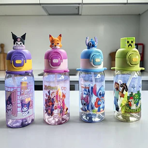 BOTELLA 500ML INFANTIL CON PERSONAJE 3D MOD#26-SLB-002