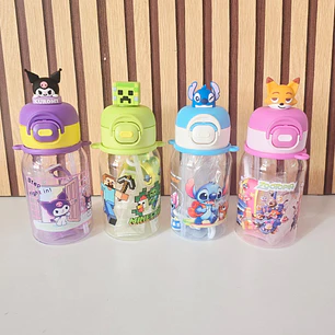 BOTELLA 500ML INFANTIL CON PERSONAJE 3D MOD#26-SLB-002