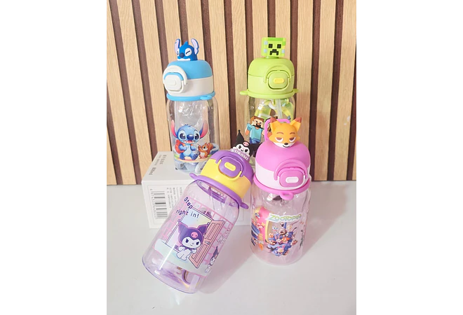 BOTELLA 500ML INFANTIL CON PERSONAJE 3D MOD#26-SLB-002