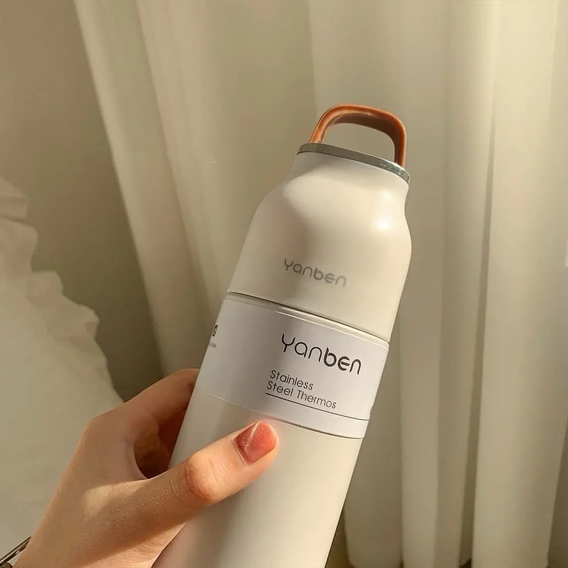 TERMO 500ML YANBEN CAJITA VERDE 4