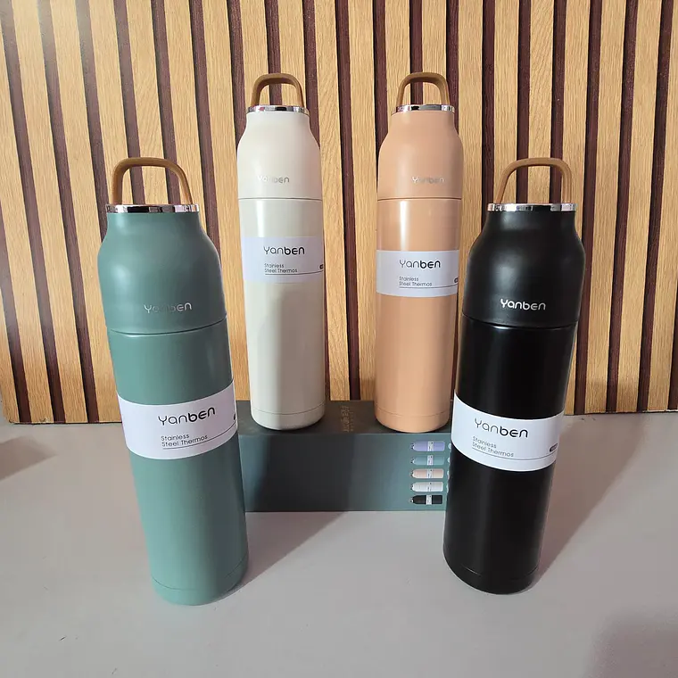 TERMO 500ML YANBEN CAJITA VERDE 9