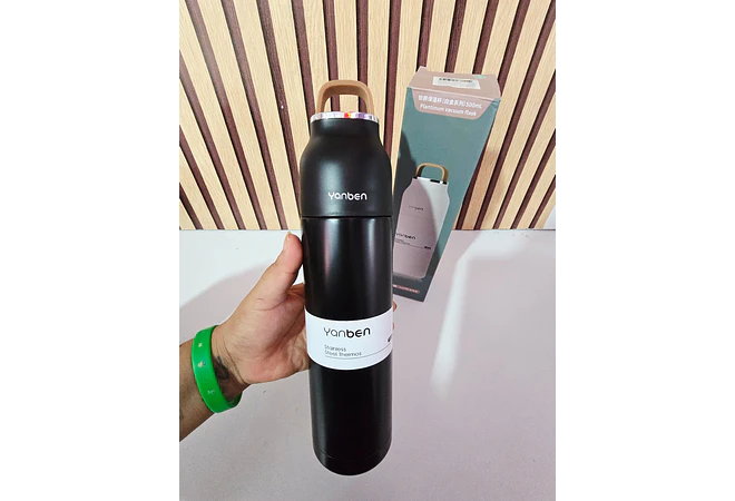 TERMO 500ML YANBEN CAJITA VERDE