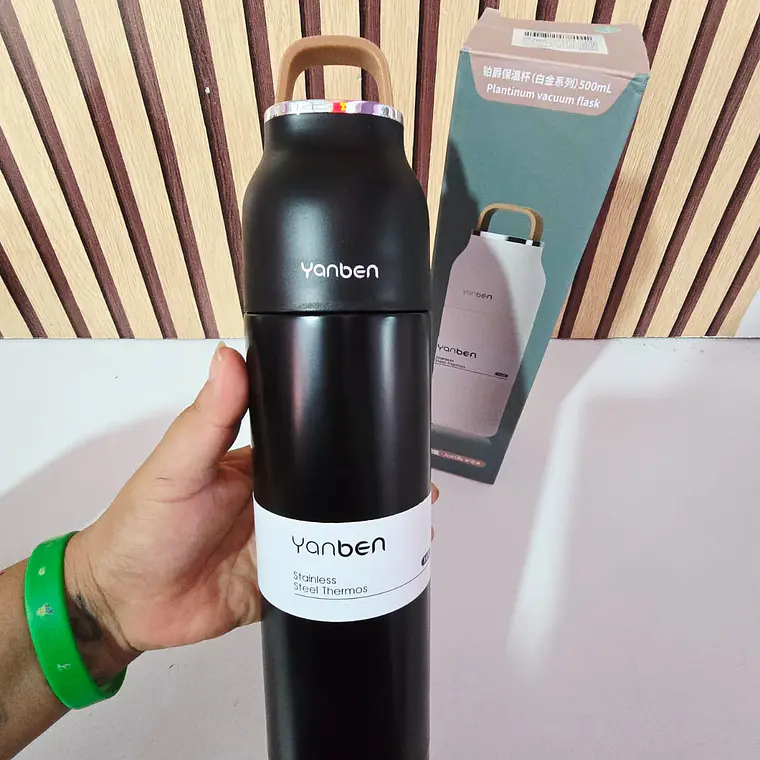 TERMO 500ML YANBEN CAJITA VERDE 10