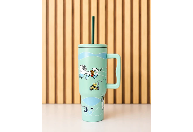 TERMO CON AGARRADERA SNOOPY MOD #26-TERMO-008