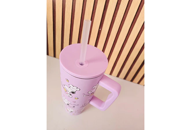 TERMO CON AGARRADERA SNOOPY MOD #26-TERMO-008
